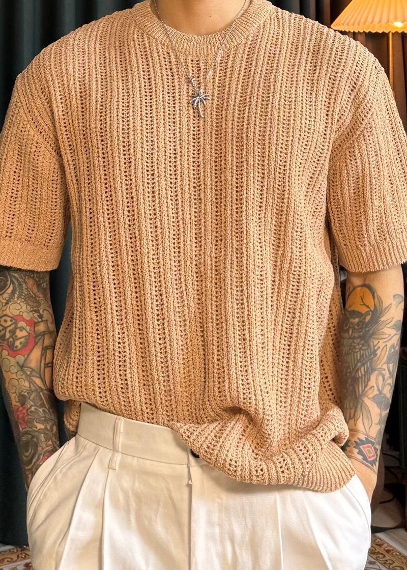 Men's Boucle Round Knit 9COLOR