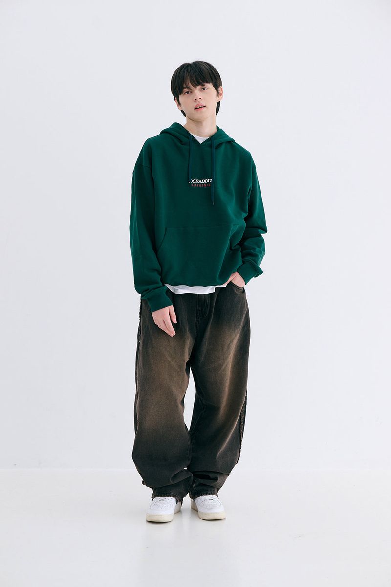 BSRABBIT(ビエスラビット)の「BSR ORIGINAL HOODIE GREEN(Tops)」