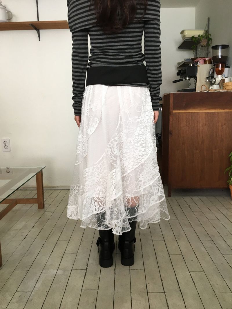 Eyelet Low Suede Belt (2color)