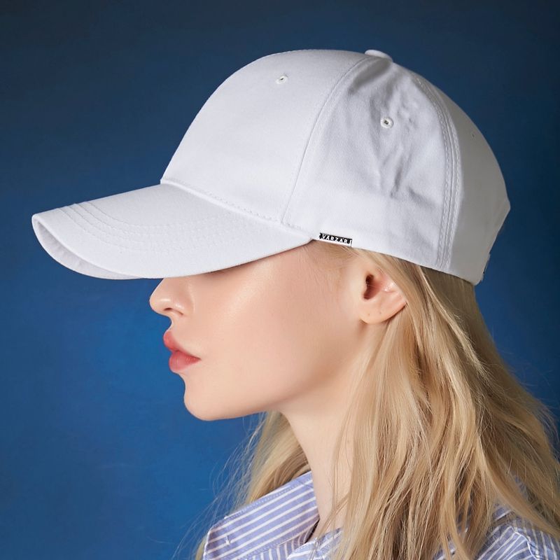 VARZAR（バザール）の「Metal tip over fit ball cap WHITE（Accessories）」