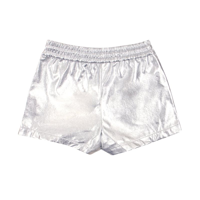 SILVER SHORT PANTS (FOR WOMAN)_SYS2PT53SL