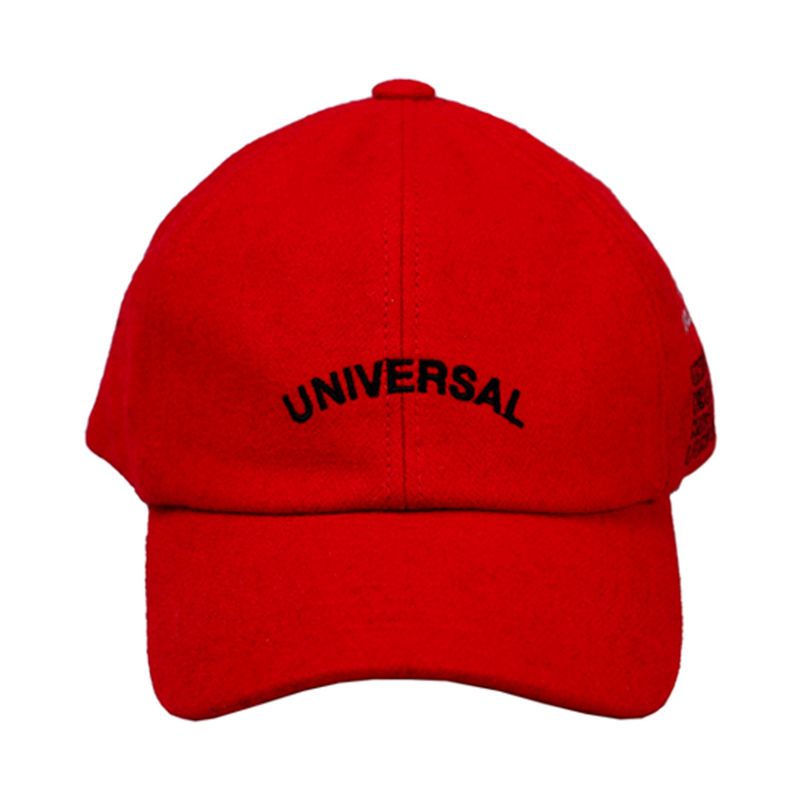C.O.M.E（シーオーエムイー）の「ユニバーサルウールキャップ[UNISEX] UNIVERSAL WOOL CAP (Red)（Hats）」