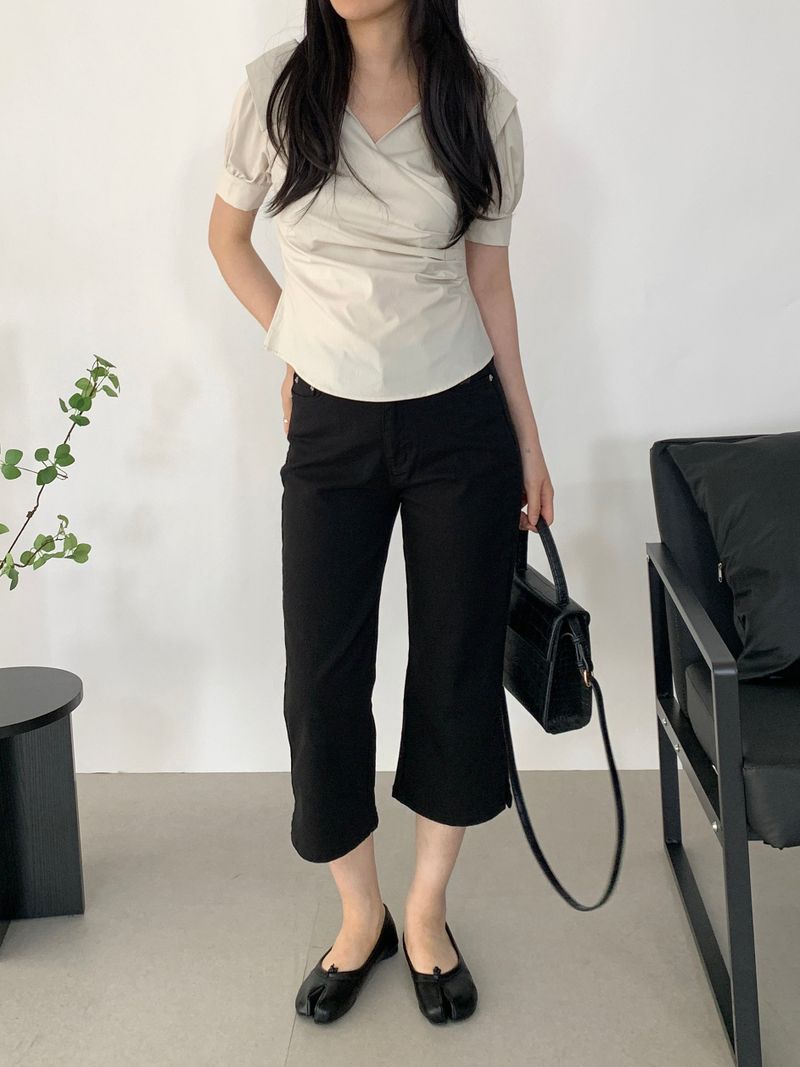 Yuk 8-length Capri Pants