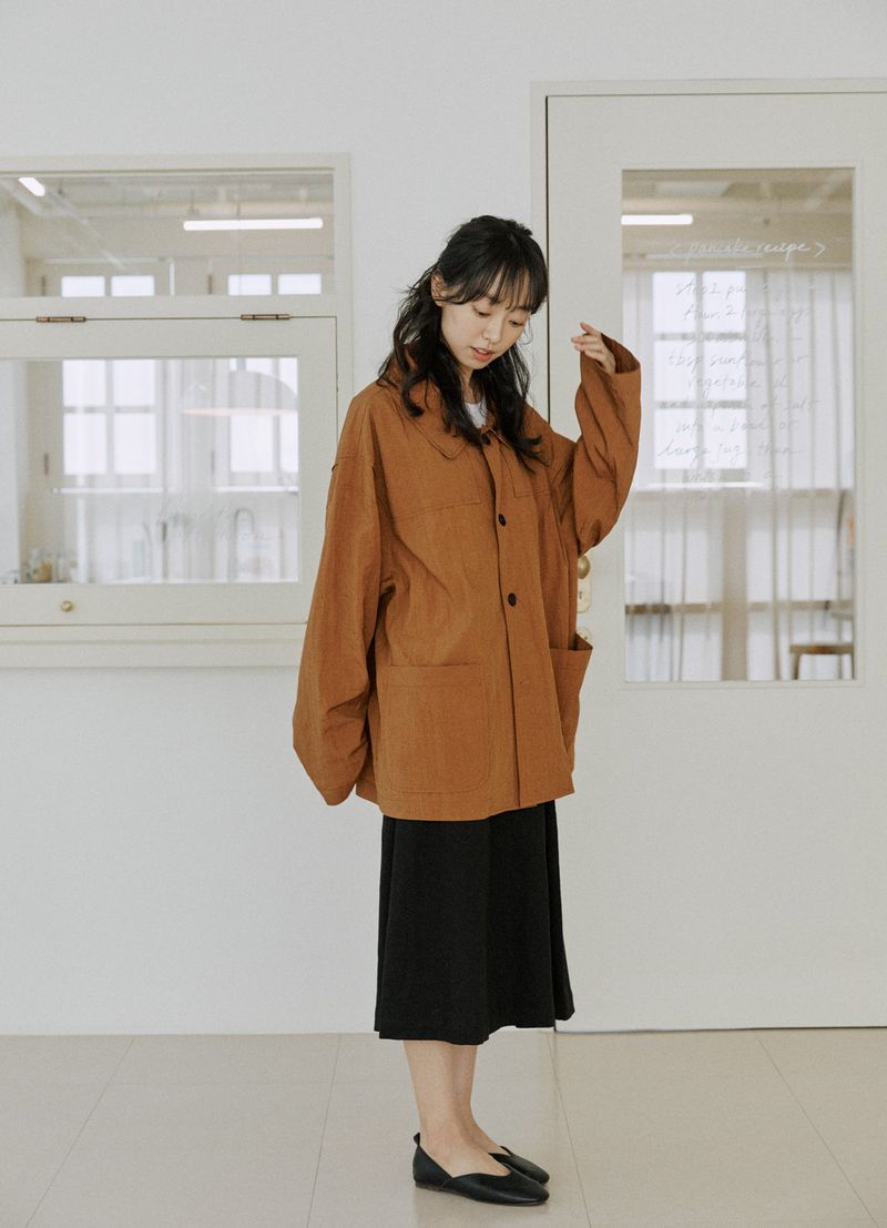 unisex duffle jacket pumkin