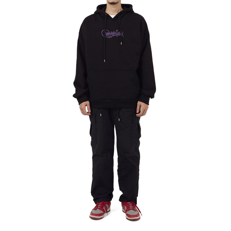 EMB LOGO HOODIE black