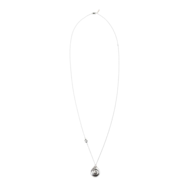 N.023/SHELL LONG CHAIN NECKLACE