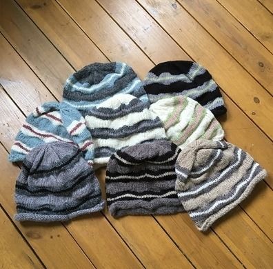 Omie Color Matching Stripe Beanie