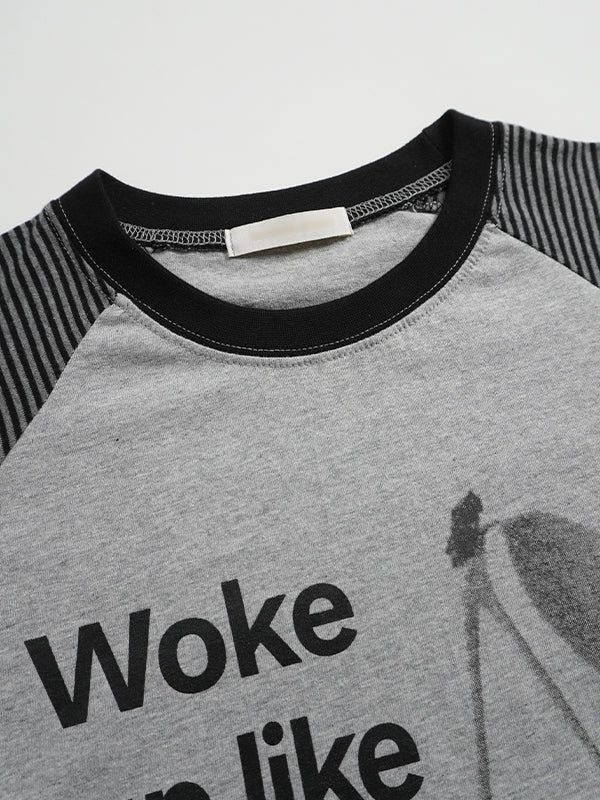 Woke Raglan Overfit T-shirt