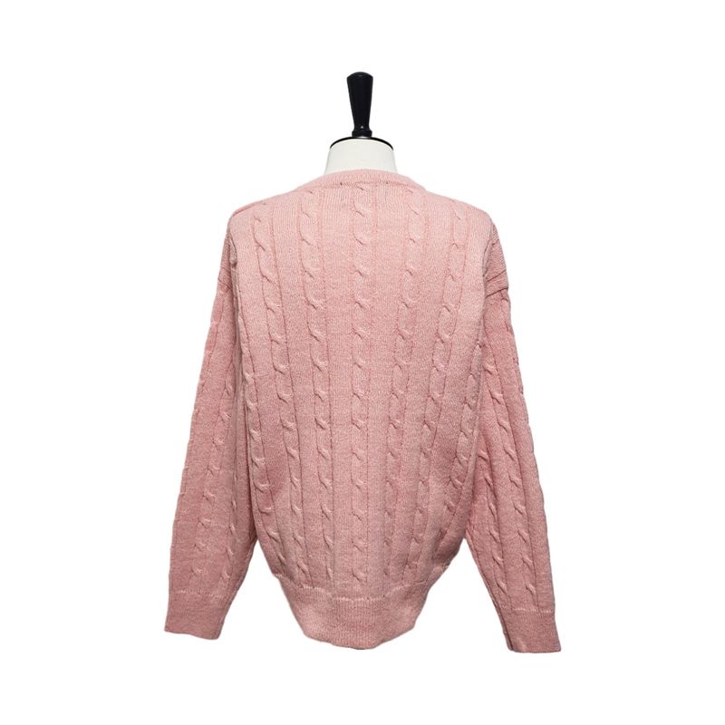 Light Pink Cable Knit