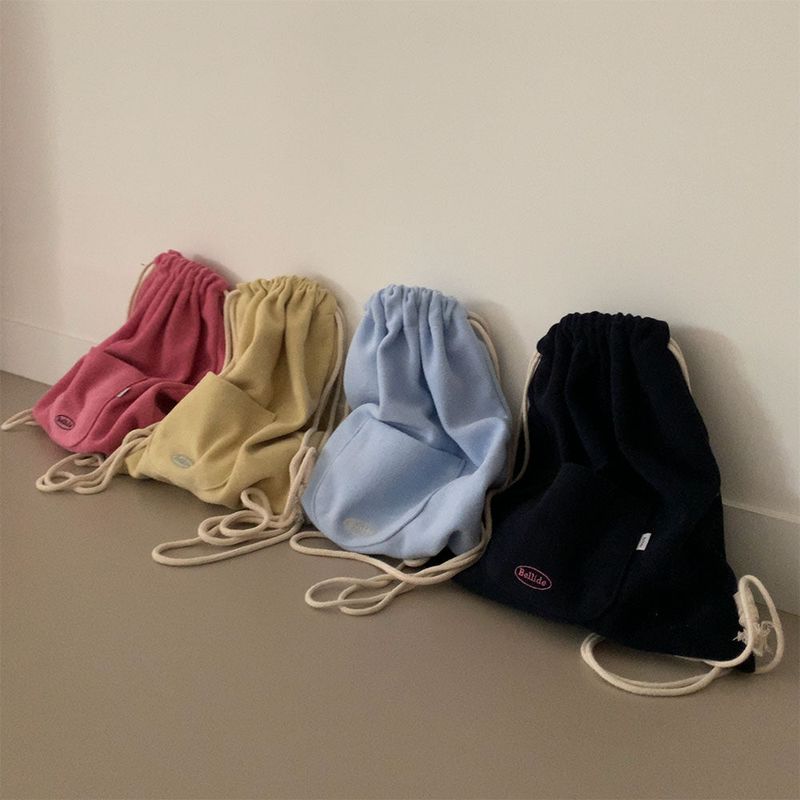 [Bellide made] Chewing String Pocket Terry Backpack & Pouch