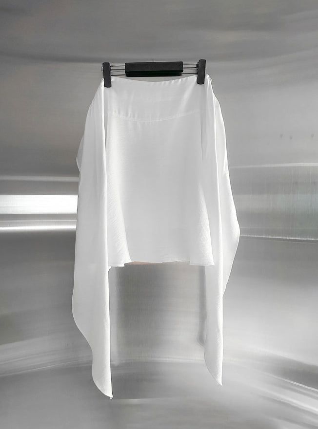 Elo Knot Nylon Midi Skirt