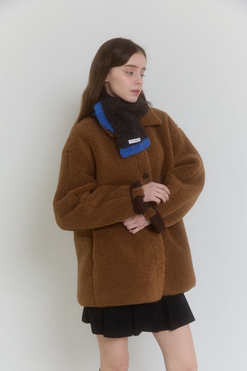 PINK PINEAPPLE（ピンクパイナップル）の「COZY BEAR DUMBLE JACKET（Jackets/Outerwear）」