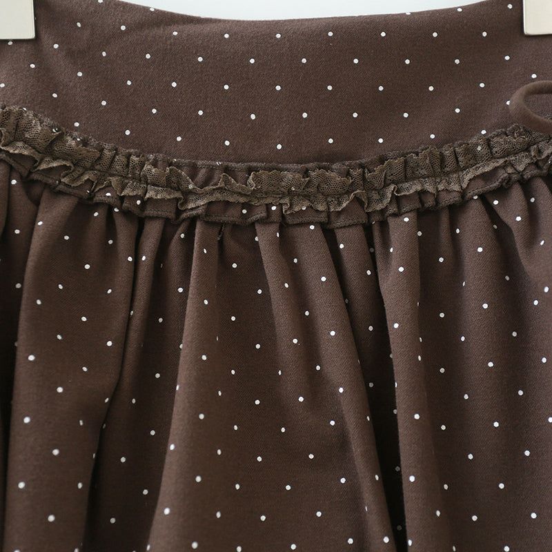 Cloudy Dot Frill Skirt 233175949