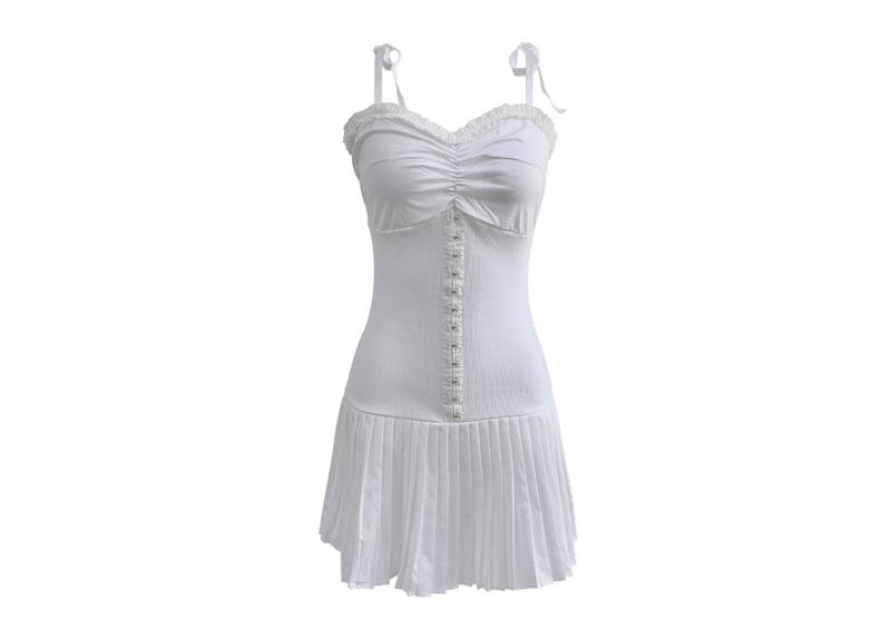 corset strap mini one-piece (2color)