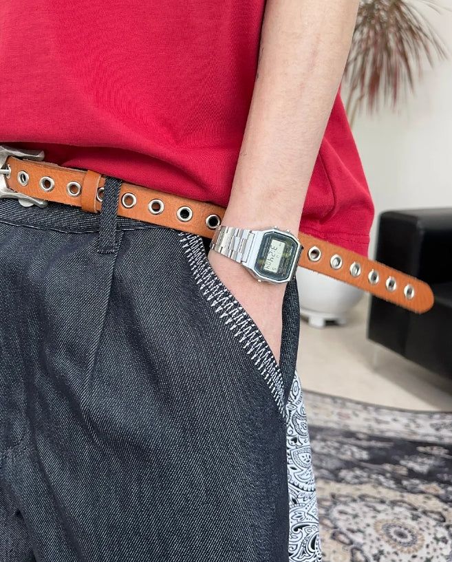 Rocky Spider Bermuda Denim Pants