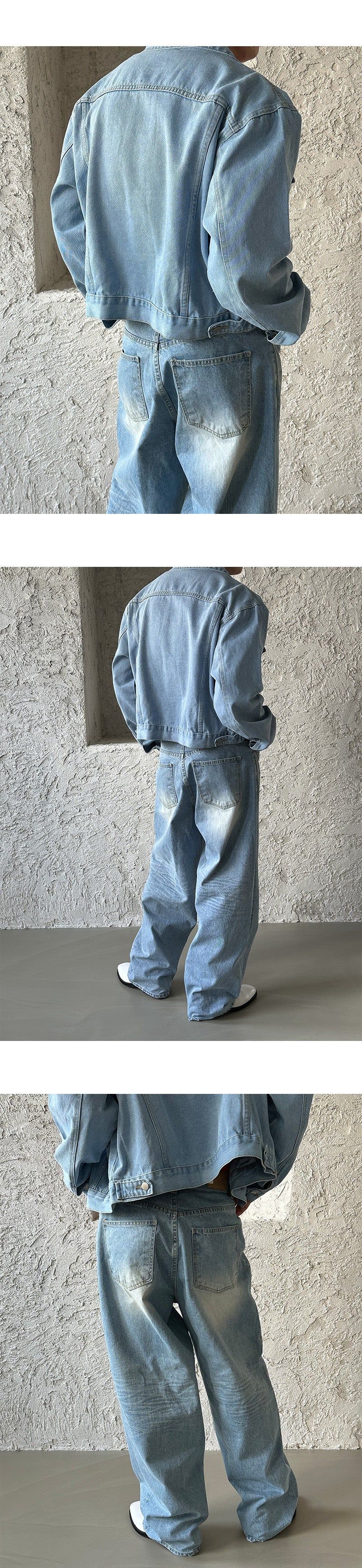 [PROMOTION] Washing denim trucker jacket (4color)