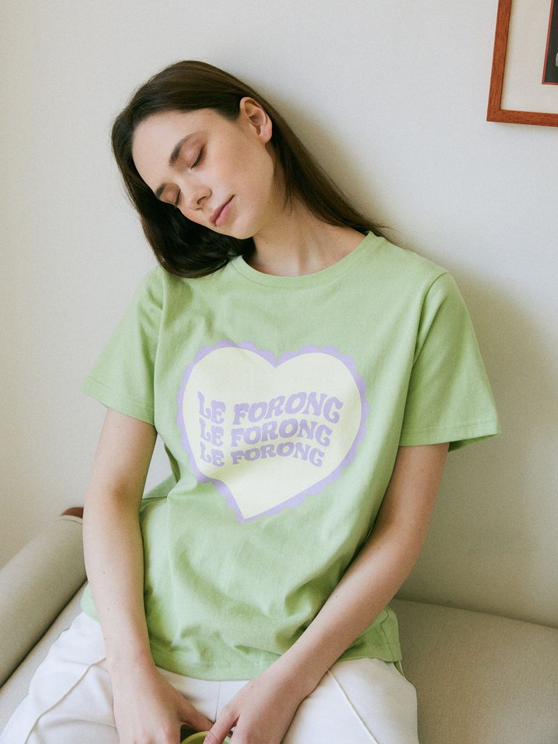 The Summer Romance T-shirt (Lime)
