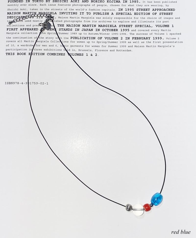 point beads necklace (6color)