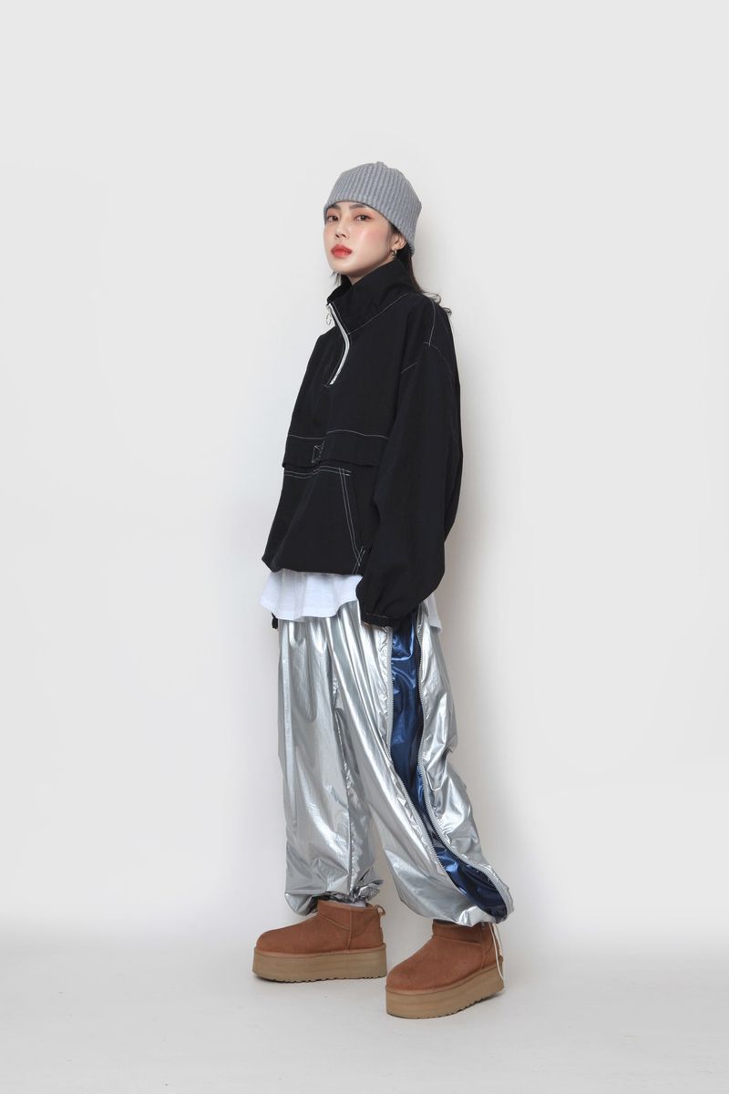 Stitch washing anorak