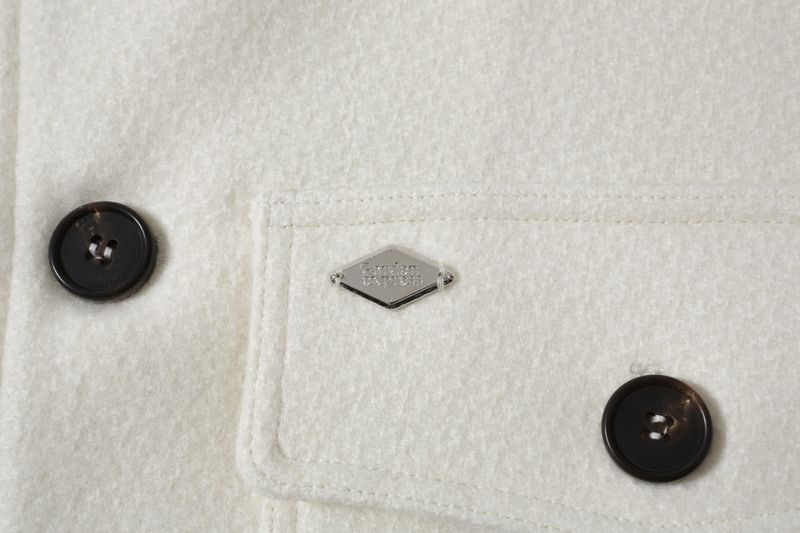 CLASSIC CROPPED SHIRT JACKET (ecru)