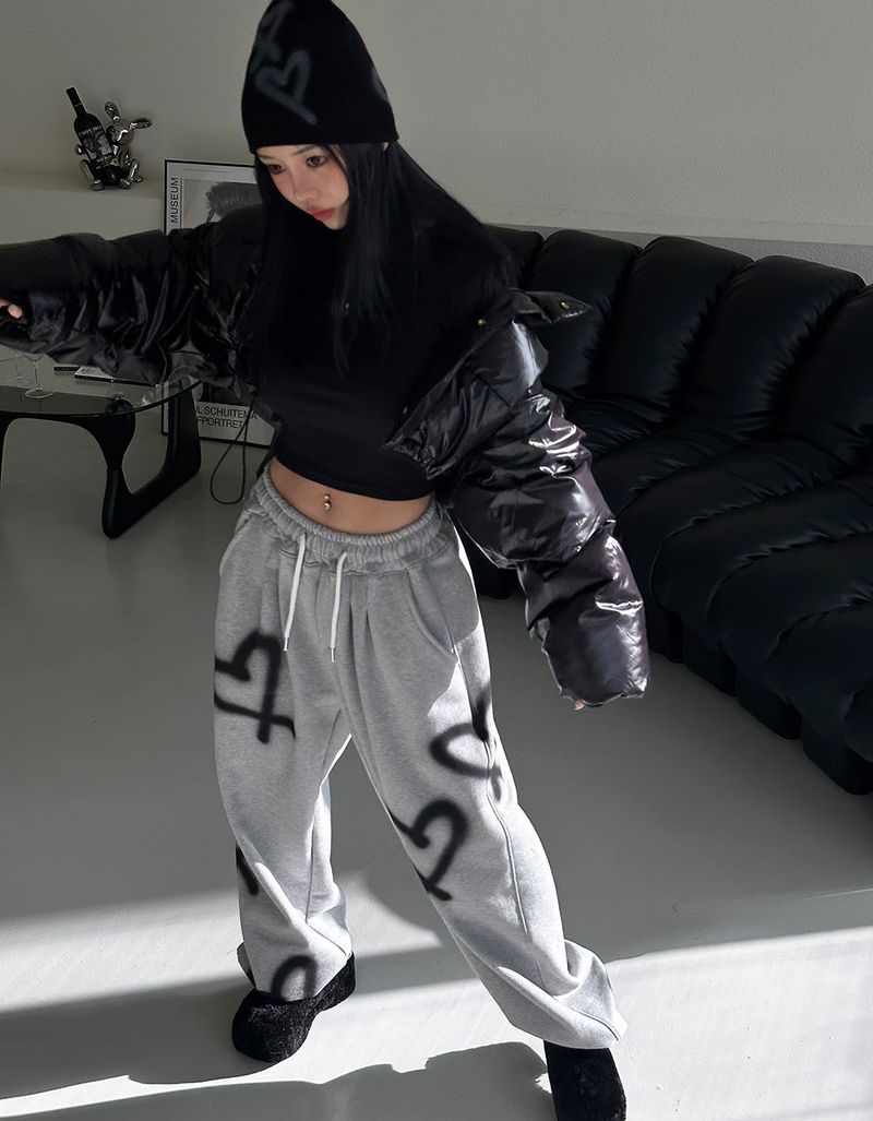 Crop cropped wellon short padded coat