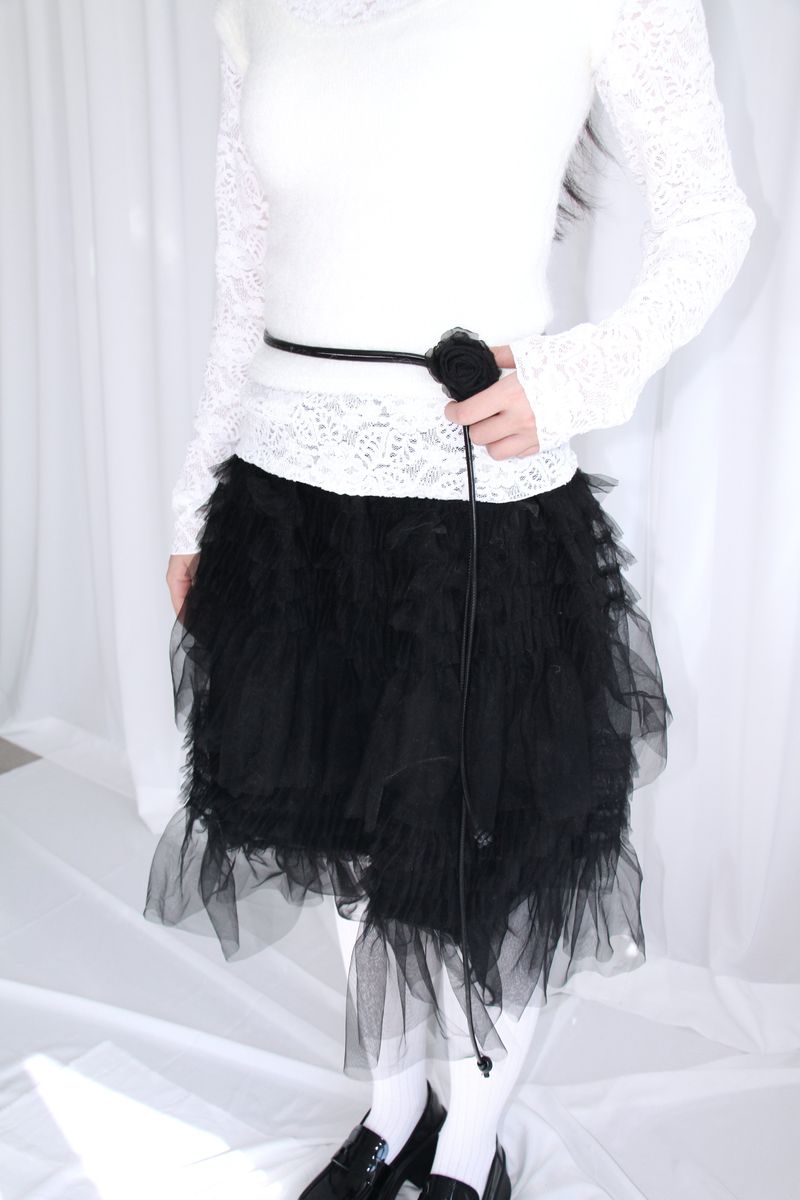Rose Chiffon Strap Belt