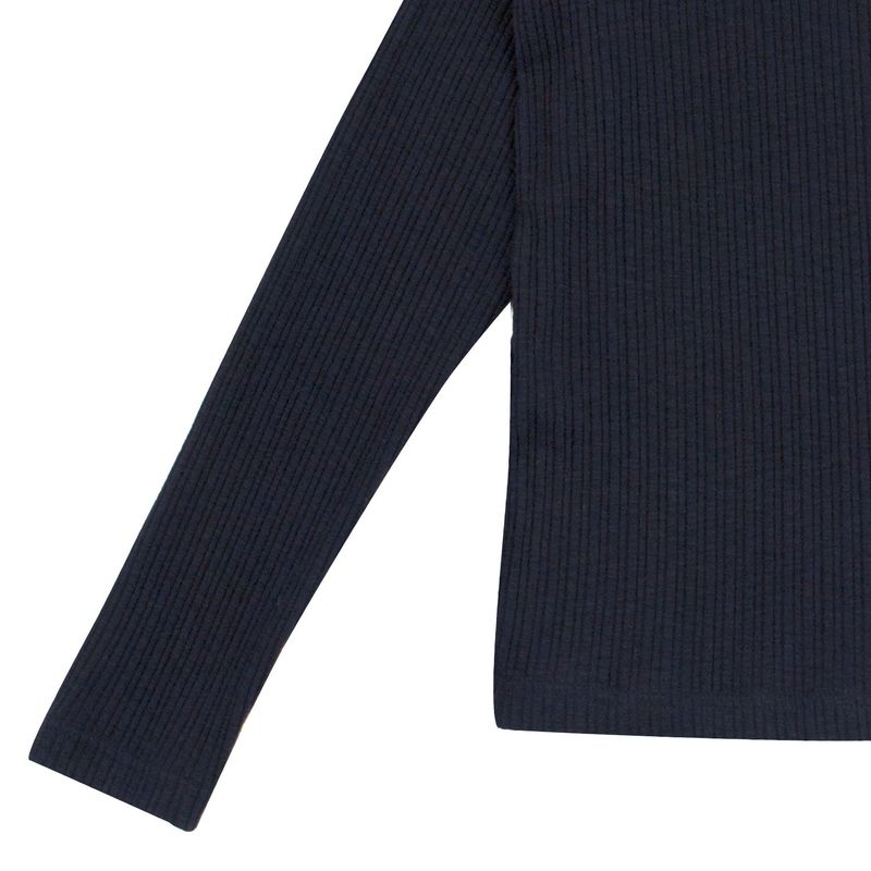 SWITCH - BLANK RIBBED PULLOVER (FOR WOMAN)_SYF5TS52BK