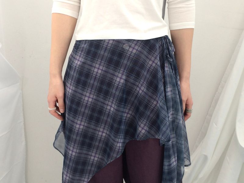 Semi-balloon pocket cotton pants
