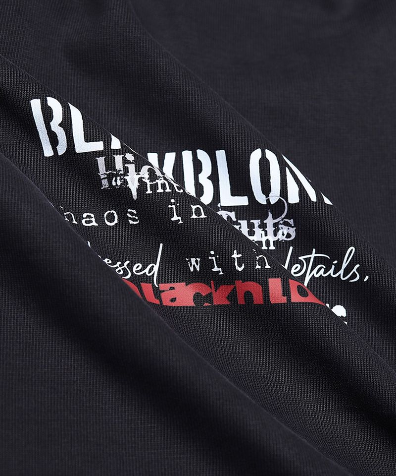 BBD ビンテージクラッシュピグメントTシャツ (ビンテージブラック)