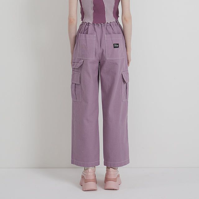 PURPLE COLOR CARGO PANTS
