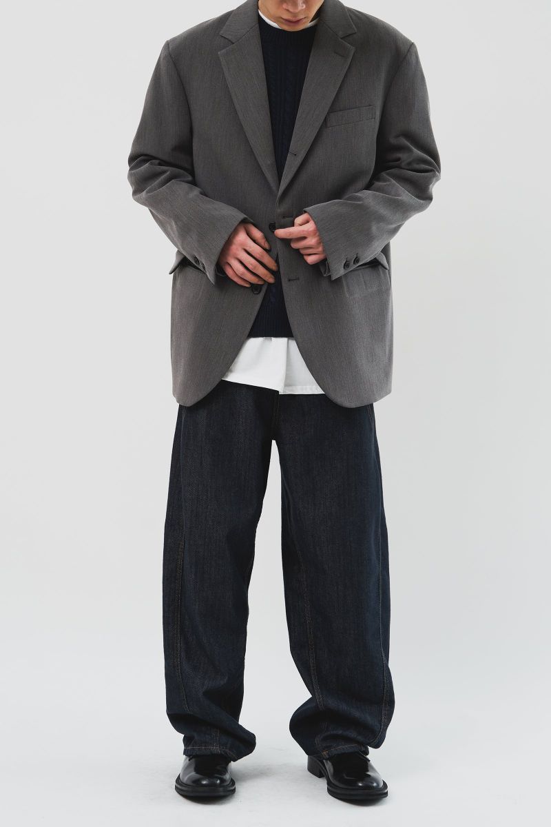 Sub Single Breasted Jacket (3color)