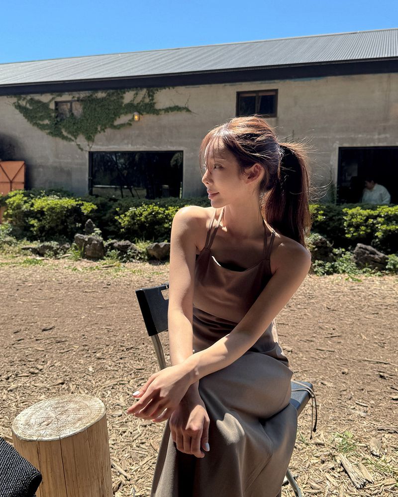 Felven bustier long dress