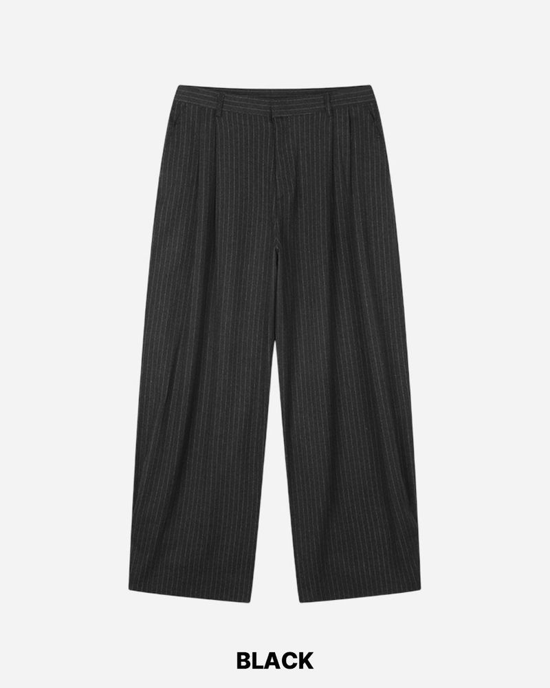 Foen Wool Stripe Slacks