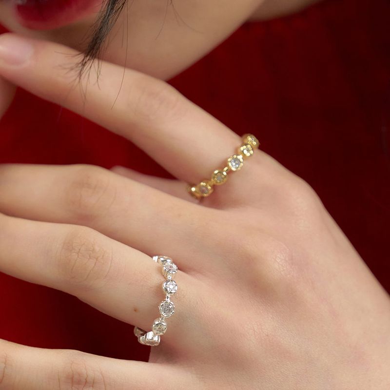 geegee(ジジ)の「rough cubic ring (2color)(Accessories)」
