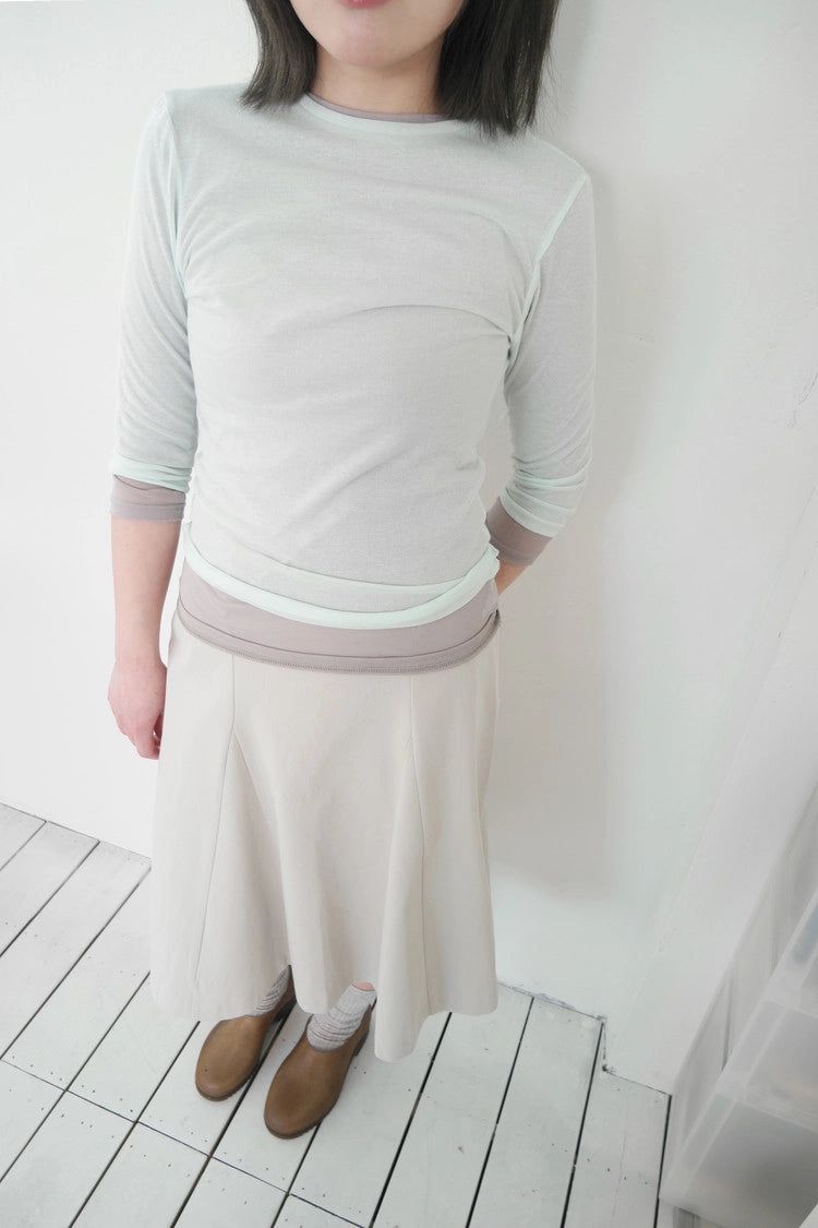callhag（コールハグ）の「spring see-through T (5c)（Tops）」