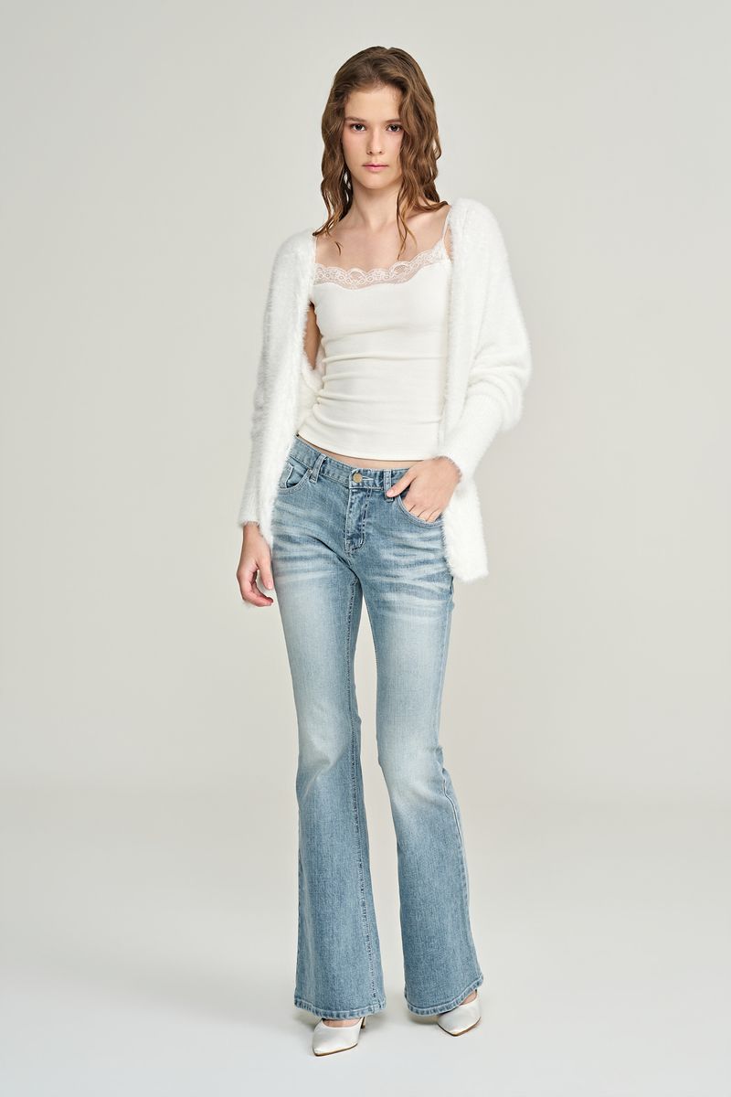 Stella bootcut jeans, Cloud Blue