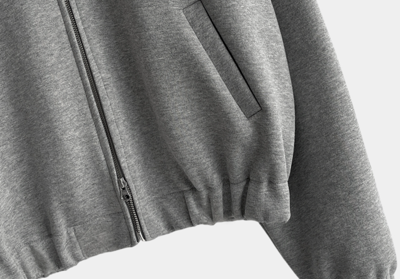 First Casual Overfit High Neck Zip-Up