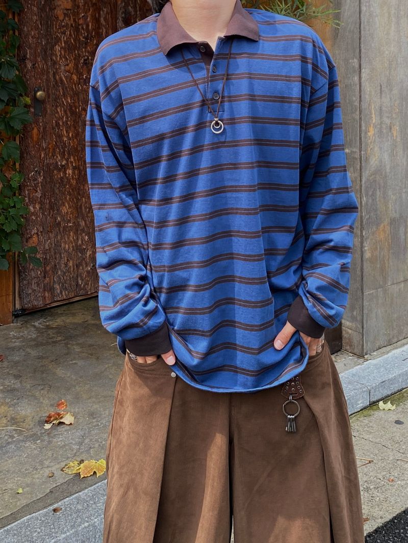 SSROOM（エスエスルーム）の「Sade Vintage Polo Shirt 4C（Tops）」