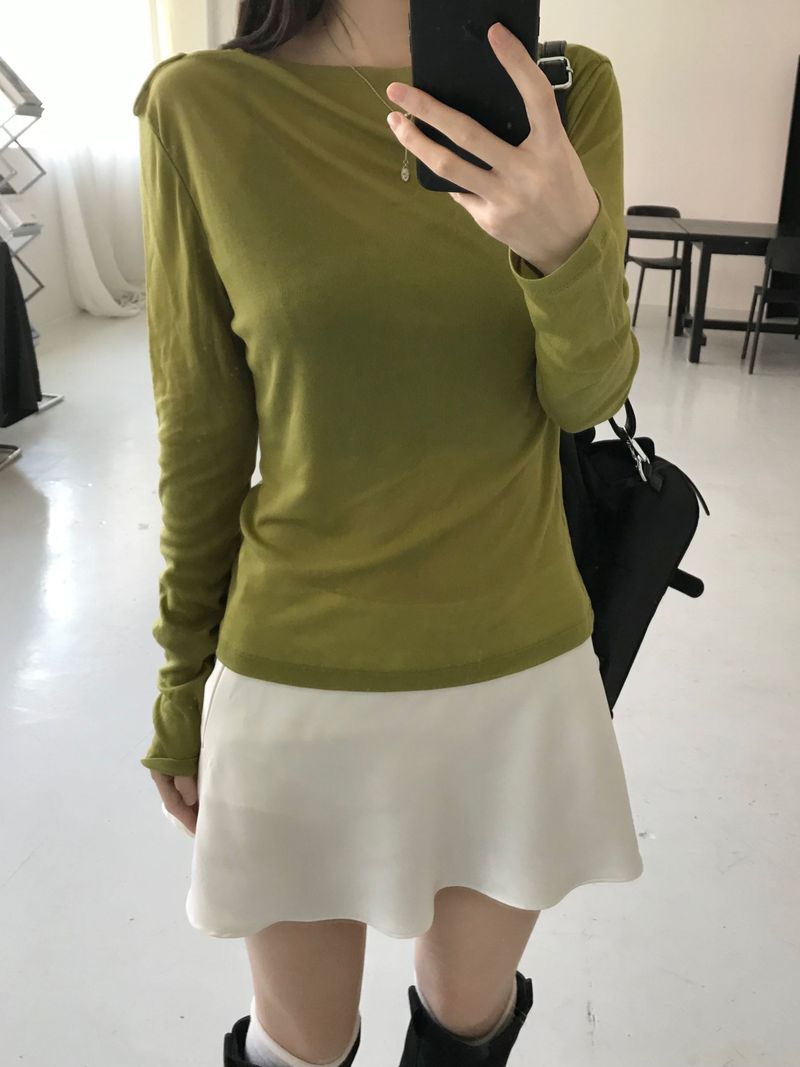 satin flare mini skirt (3 colors)
