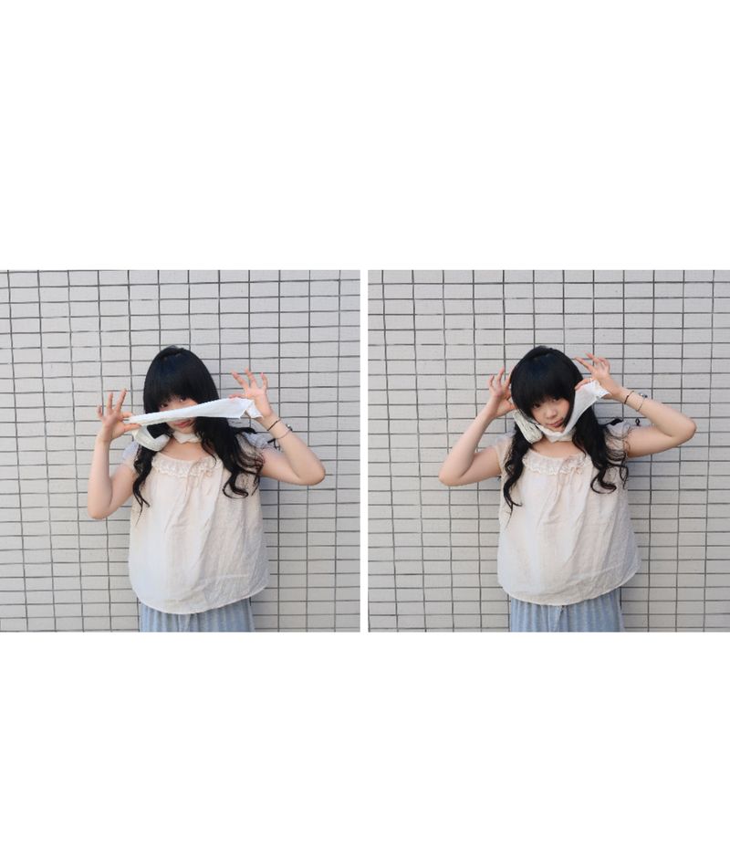 バニラレースブラウス