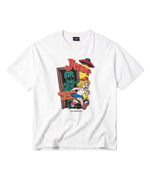 QT8 GARMENTS（キューティーエイトガーメント）の「LB Just Wanna Be Washed Tee (Ivory)（Tops）」