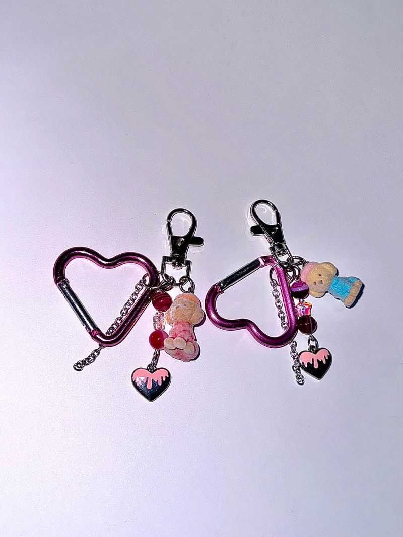 Kitsch dog keychain (2color)