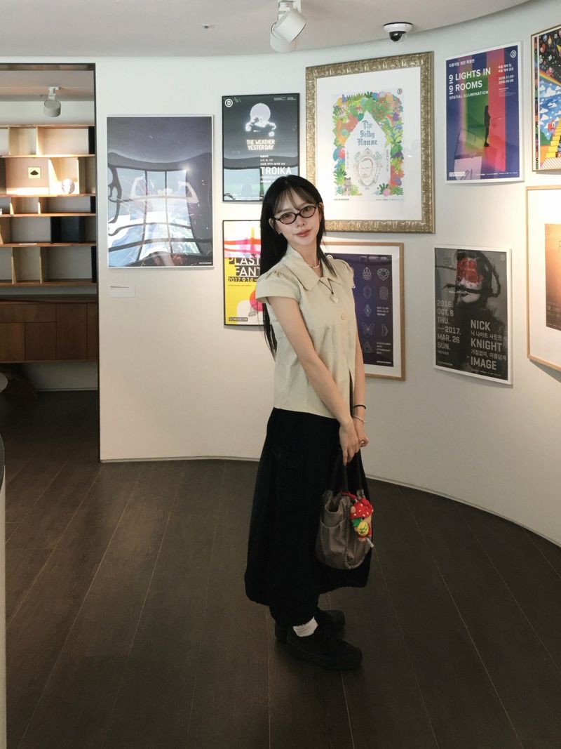 Eddie Collar Short Sleeve Blouse (2c)