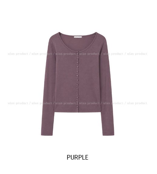 Lighty Tencel Button Cardigan
