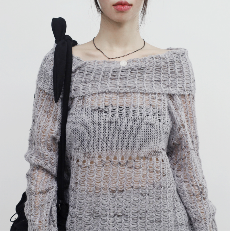Lucia see-through knitwear