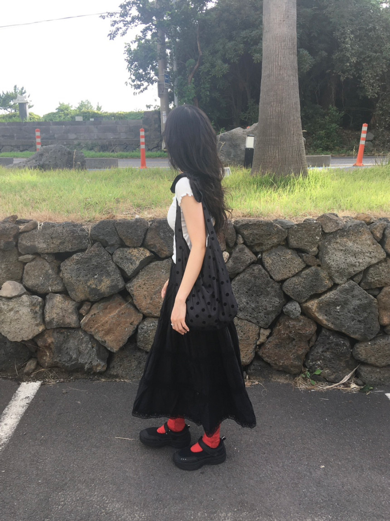 Lace Ruffle Skirt