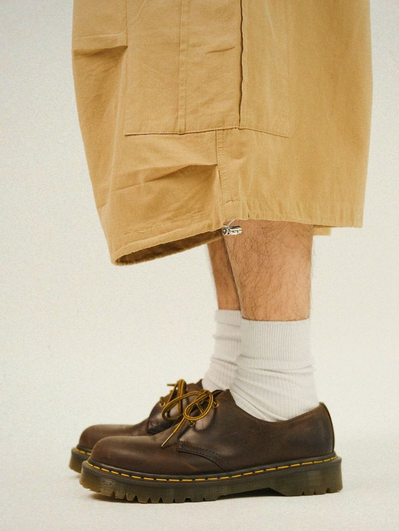 GM Button Cargo Bermuda Pants