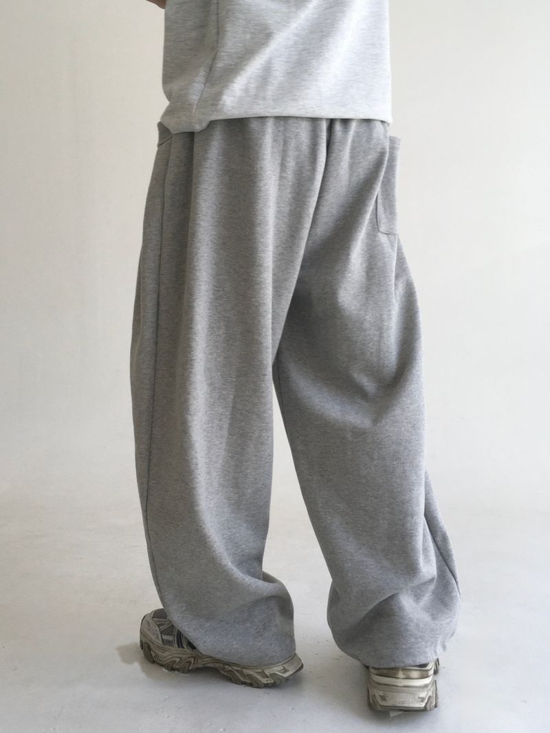 curved bonded pants(2colors)