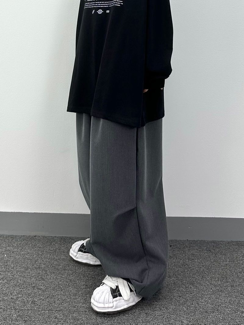 One-Tuck Slacks Balloon