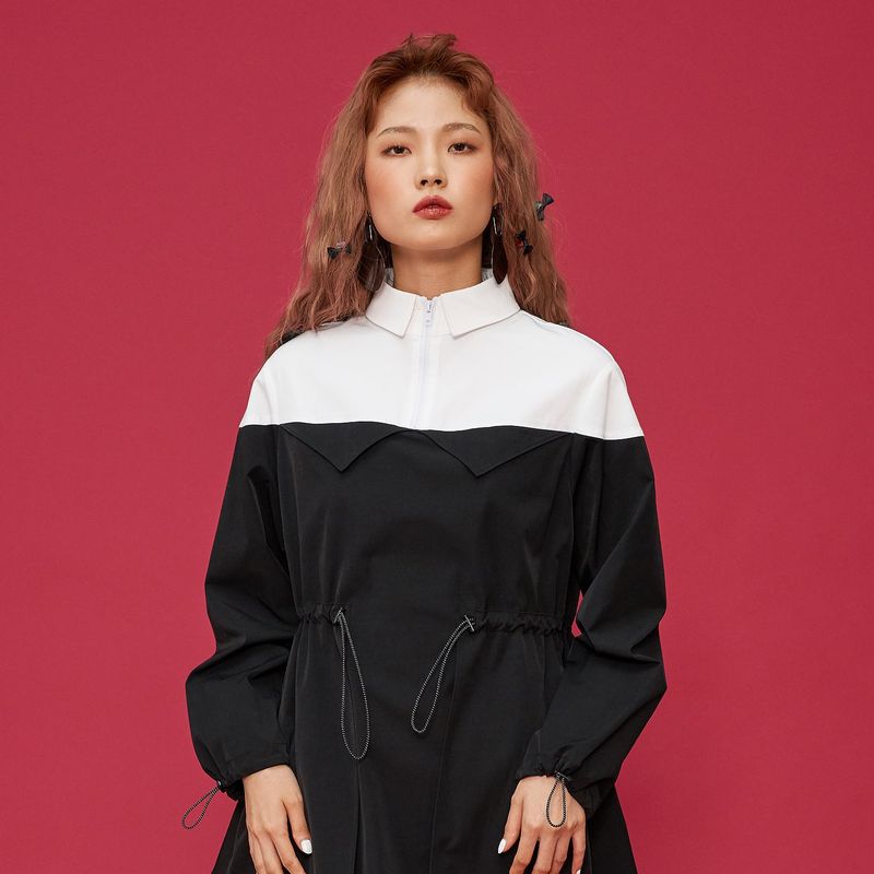 Trench One-piece [Black]